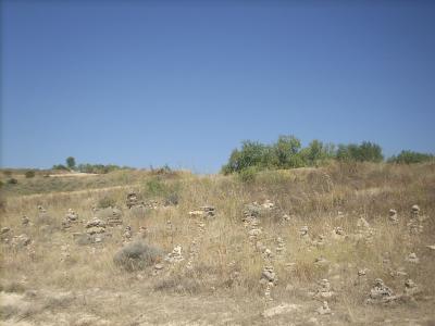 zarándokok álltal létrehozott kőszobor park,én is alkottam egyet