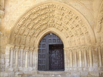 Villalcazar De Sirga/Santa Maria la Blanca templom bejárata/