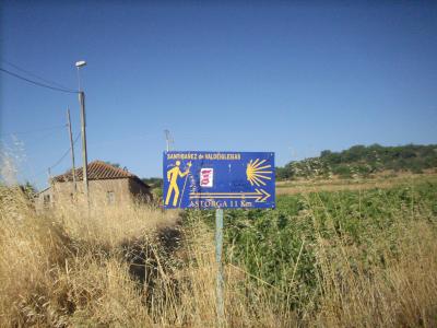 Santibanez / Astorga még 11km/