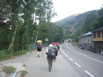 Camino út/ útban a Cebreiro-ra/