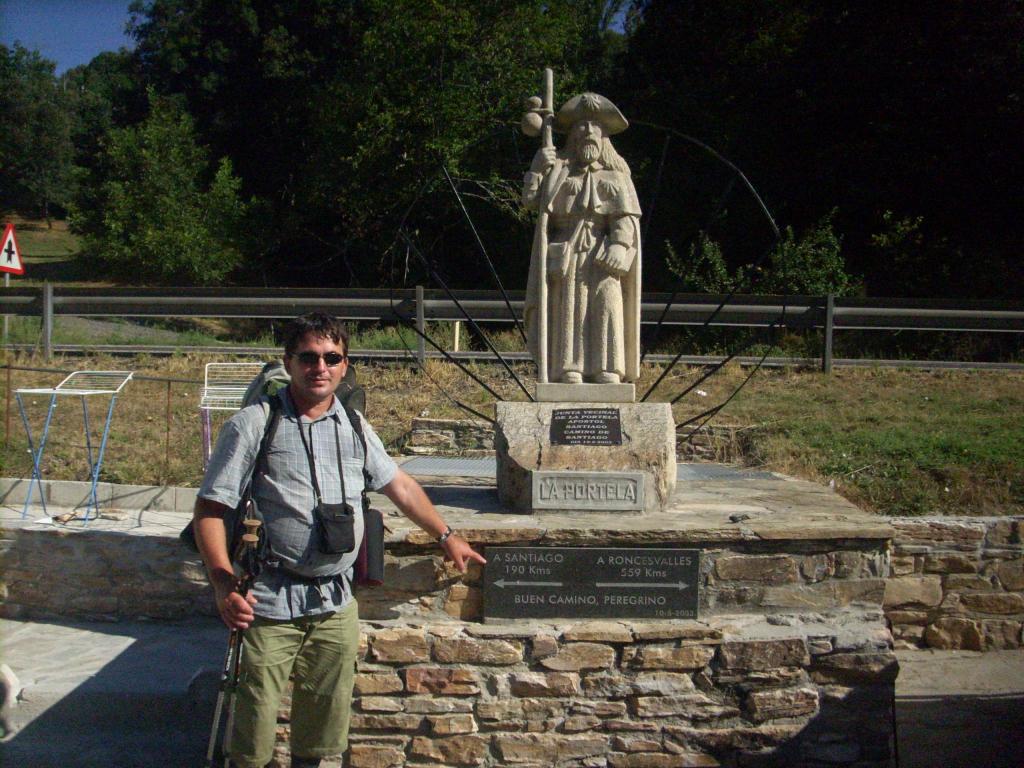 Camino út/ még 190km Santiago/