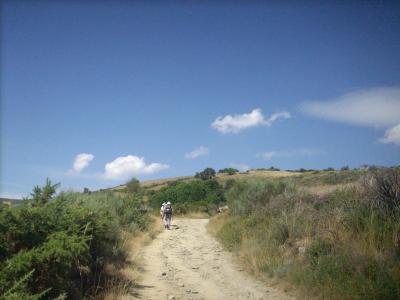 Camino út/ útban a Cebreiro-ra/