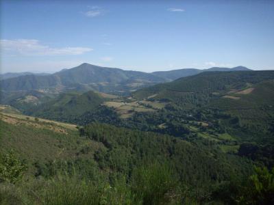 Camino út/ útban Cebreiro-ra/