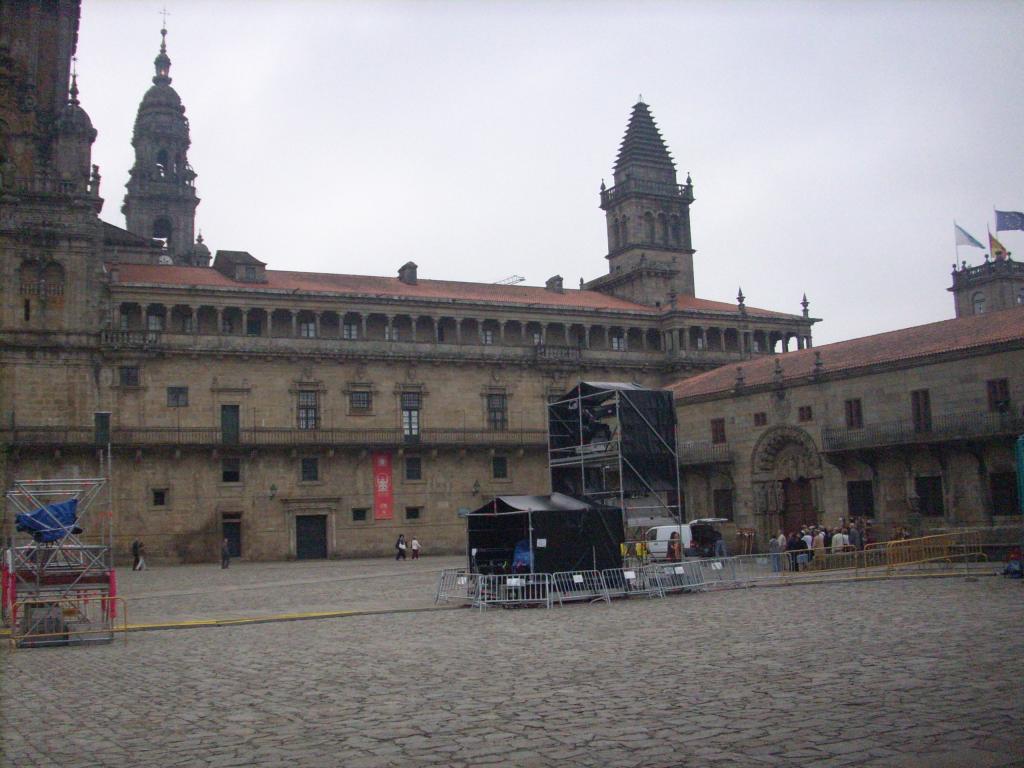 Camino út/Santiago Compostela/ készülnek a koncertre/